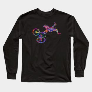 Downhill mountain bike freestyle Long Sleeve T-Shirt